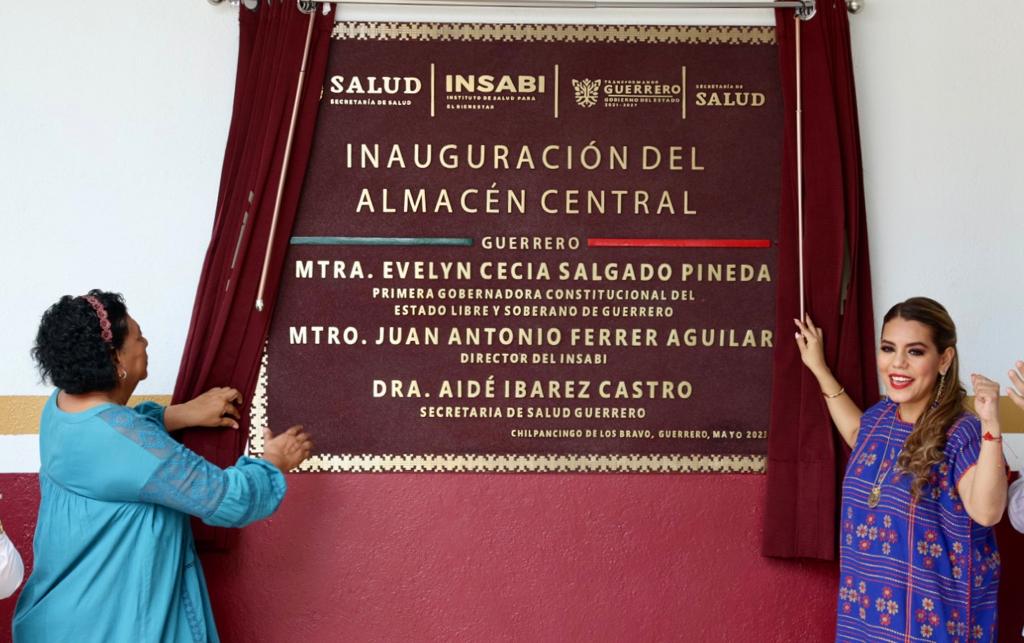 Evelyn Salgado Pineda: Nuevo Almacén Central de Salud en Guerrero