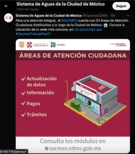 Trabaja SACMEX en evitar inundaciones en Tlalpan y otros puntos de la capital 

