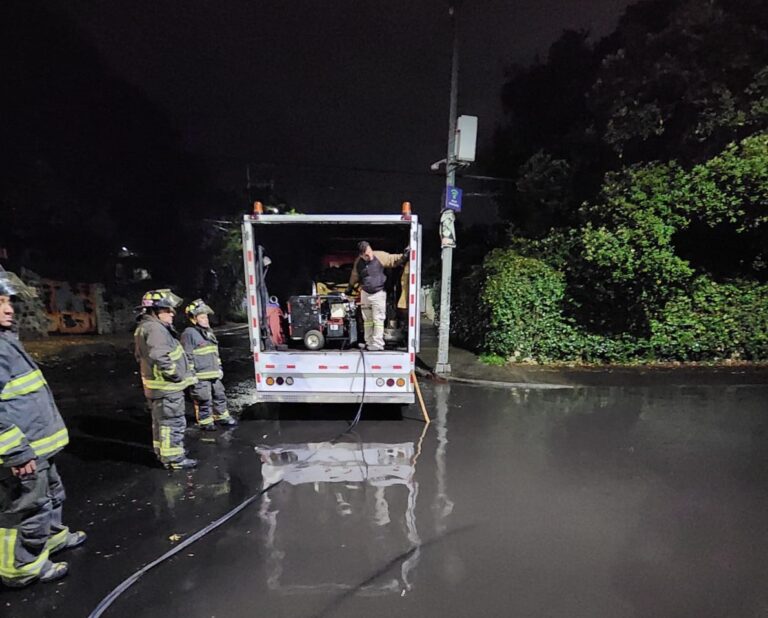 SACMEX continúa evitando inundaciones en puntos de la capital