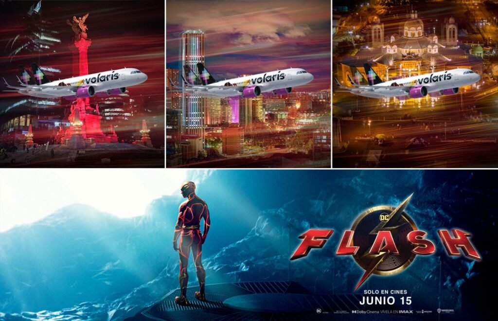 Volaris y Warner Bros ofrecen avión temático dedicado a Flash