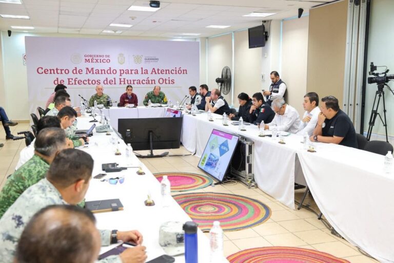 La gobernadora de Guerrero, destacó el balance positivo a un mes del paso de Otis