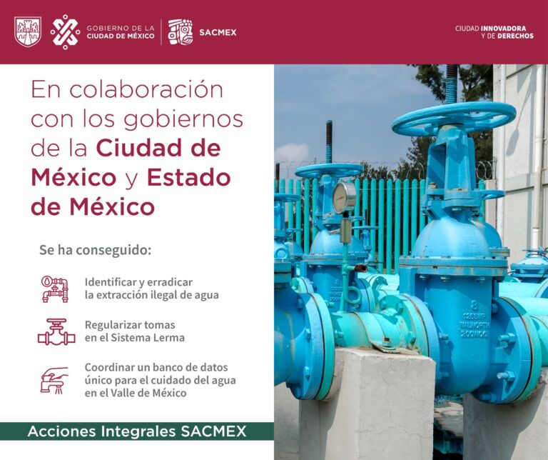 SACMEX enfrenta sequía en Sistema Cutzamala