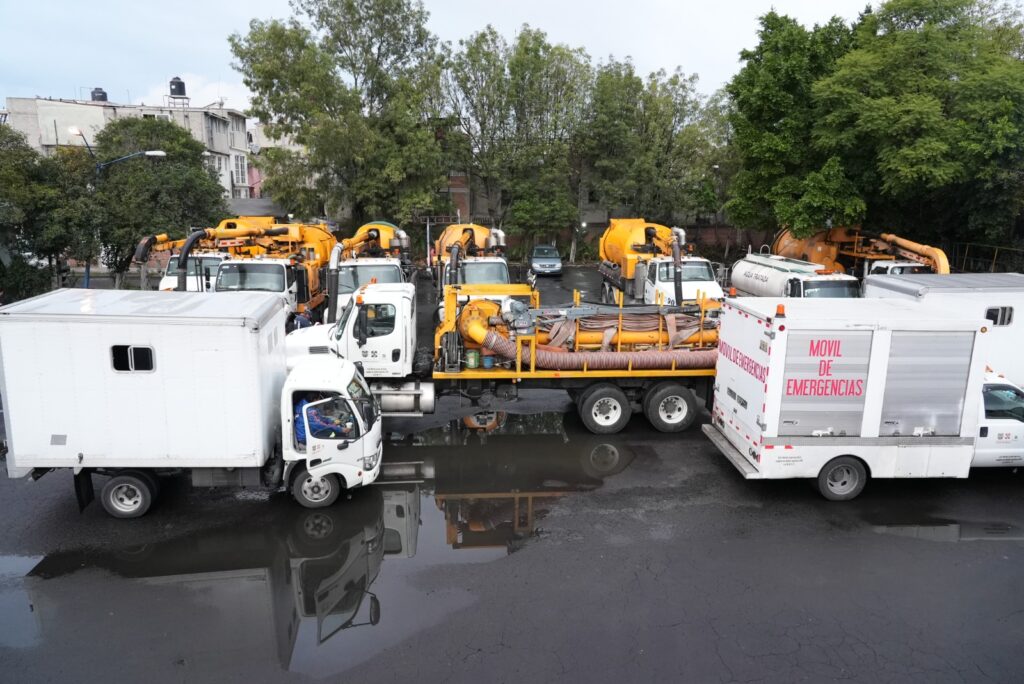 Con el Operativo Lluvias 2023, el SACMEX dio atención a las anegaciones generadas