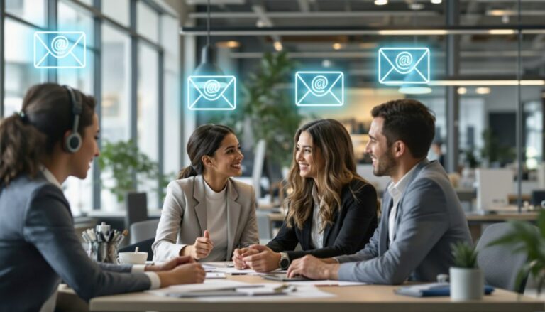 Jóvenes de la Generación Z en un entorno laboral moderno en Estados Unidos