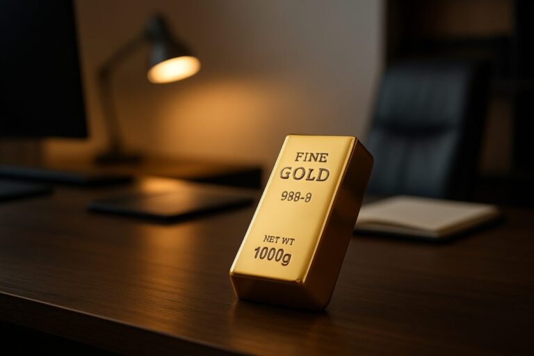 Lingote de oro como incentivo laboral en estrategia de cultura empresarial