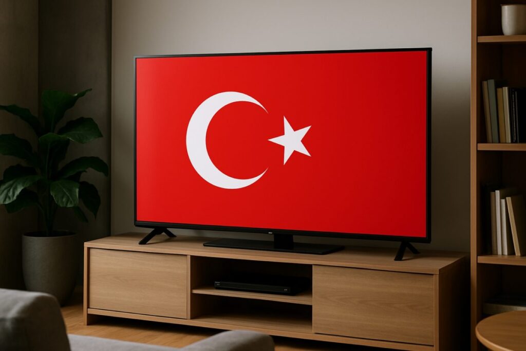 Mapa global con Latinoamérica iluminada representando alcance del canal en español