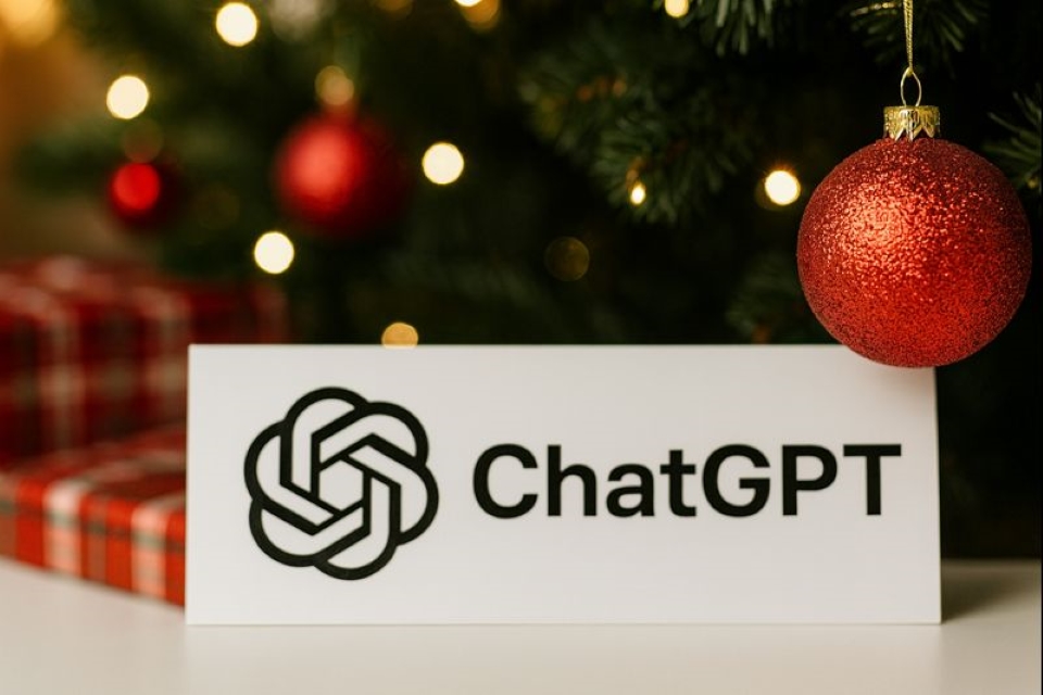 Representación de agentes de IA en comercio digital generando ventas navideñas por 263 mil millones de dólares