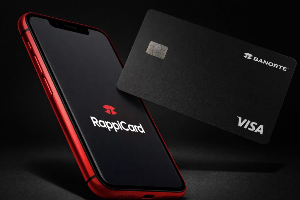 Imagen editorial que muestra la adquisición de RappiCard por Banorte y la transformación digital financiera en MéxicoImagen editorial que muestra la adquisición de RappiCard por Banorte y la transformación digital financiera en México