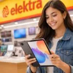 Tableta Samsung Galaxy Tab A9 en promoción en Elektra con enfoque en tecnología accesible