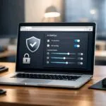 Interfaz de navegador web moderno mostrando ajustes de inteligencia artificial, destacando privacidad y configuración opcional