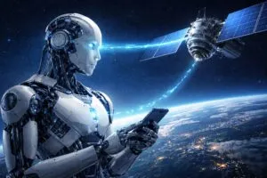 Robot humanoide chino operando vía satélite sin red terrestre, avance en innovación móvil y espacial