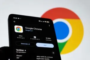 Navegador Chrome señalando si un texto fue escrito con inteligencia artificial o por humanos