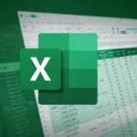 Logo de Excel sobre una hoja de cálculo, representando el uso de datos en empresas españolas