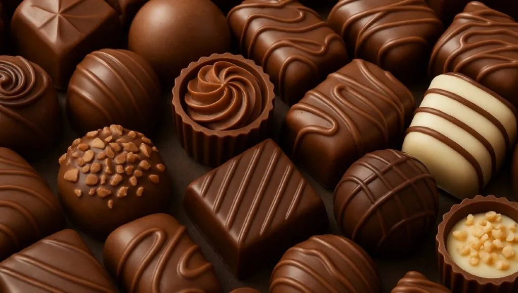 Producción industrial y comercio internacional representando la industria global del chocolate en 2026