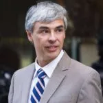Larry Page en entorno corporativo mientras reorganiza sus empresas fuera de California