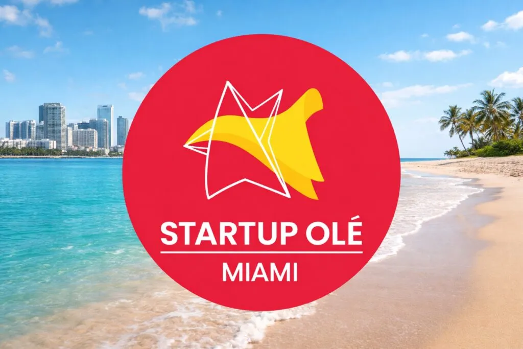 Vista del evento Startup Olé Miami con emprendedores, inversionistas y startups en un entorno internacional