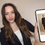 Probador virtual de Zara usando innovación móvil e inteligencia artificial en tienda de moda digital