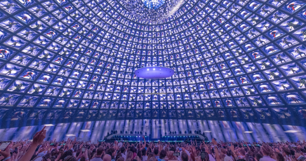 Backstreet Boys en Sphere durante concierto inmersivo en Las Vegas que revive el pop noventero con tecnología de última generación