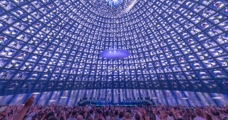 Backstreet Boys en Sphere durante concierto inmersivo en Las Vegas que revive el pop noventero con tecnología de última generación