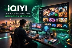 Plataforma iQIYI desarrollando microanimaciones con inteligencia artificial en China, reflejo de innovación digital y crecimiento global en 2025