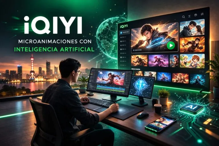Plataforma iQIYI desarrollando microanimaciones con inteligencia artificial en China, reflejo de innovación digital y crecimiento global en 2025