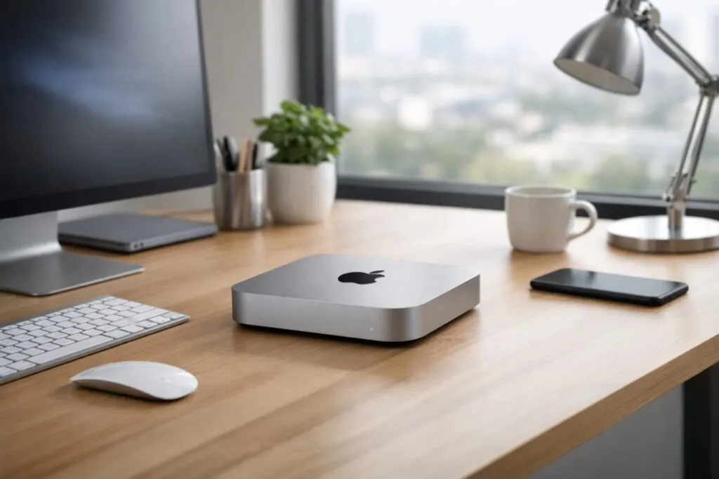 Mac barato Apple con alto rendimiento y eficiencia en espacio de trabajo moderno en México