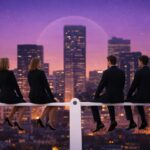 Equipo diverso en oficina moderna reflejando cultura empresarial sexista y transformación hacia inclusión e innovación