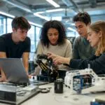 Estudiantes desarrollan proyectos de innovación estudiantil y startups tecnológicas en universidades de Portugal