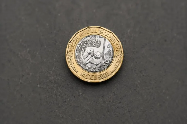 Monedas del Mundial en México con diseños conmemorativos y versiones de oro y plata para coleccionistas