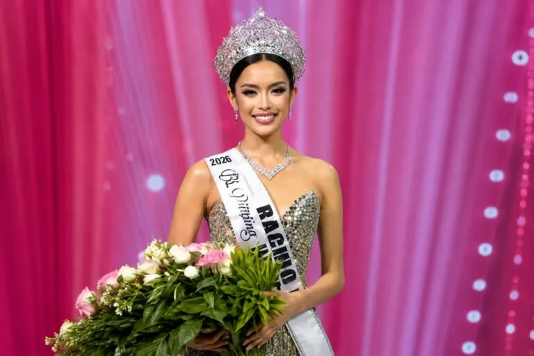 Binibining Pilipinas 2026 con Gwendoline Soriano tras ganar el certamen nacional de Filipinas rumbo a Miss International 2027.