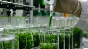 Microalgas para proteger la piel mediante ingredientes sostenibles para mejorar la fotoprotección solar.
