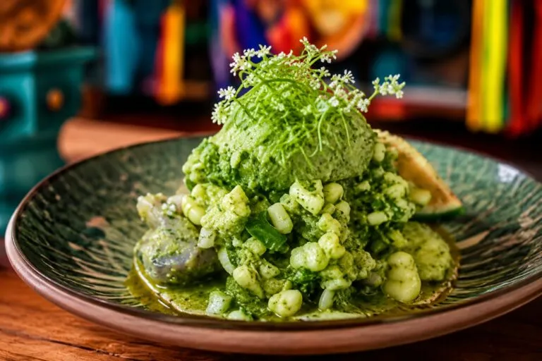 Gastronomía en Oaxaca con propuestas culinarias, diseño y arte dentro de una casona histórica del centro de la ciudad mexicana.