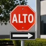 Placas y señalamientos mexicanos para seguridad