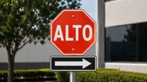 Placas y señalamientos mexicanos para seguridad