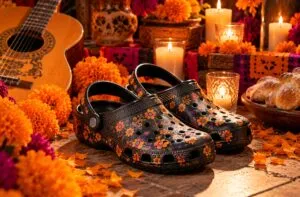 Crocs de Coco combinan moda, entretenimiento y elementos inspirados en las tradiciones mexicanas