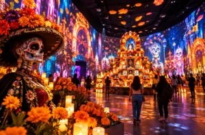 Experiencias inmersivas en Aztlán combinan Día de Muertos, realidad virtual, tecnología y entretenimiento
